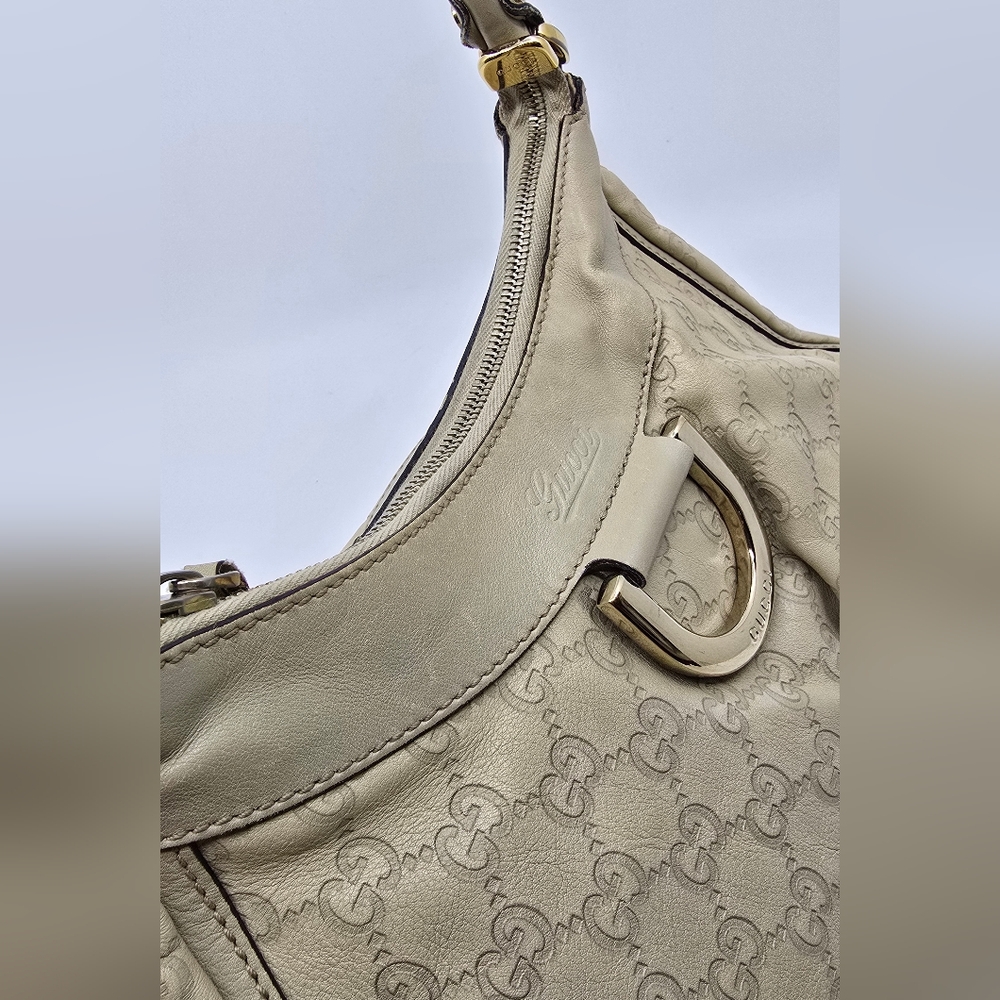 Gucci GG Guccissima Large D-Ring Abbey Hobo Bag - Picture 2 of 16